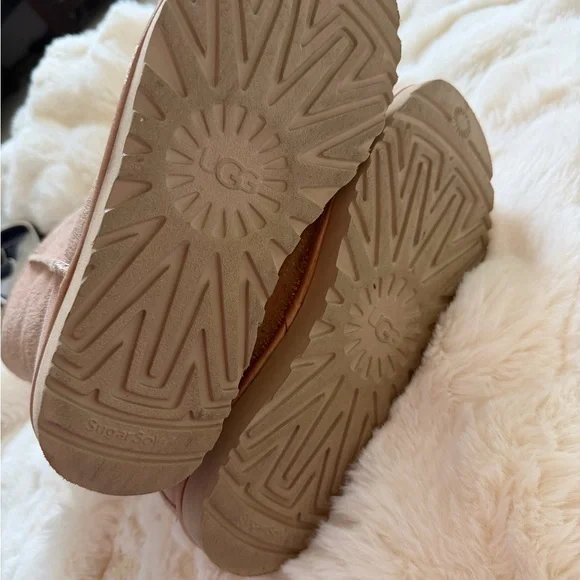 UGG Women's Shimmering Rose Gold Boots - Picture 5 of 5